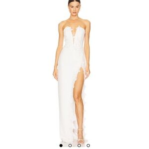 Sau Lee Florence Dress in White - Size 0